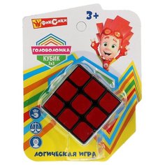 Головоломка Играем вместе Фиксики. Кубик 3х3 (ZY835395-R) разноцветный