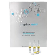 Inspira Cosmetics med Bi Phase Ampoules Neurogenetics Двухфазная сыворотка дя лица для экспресс-восстановления кожи, 2 мл (14 шт.)