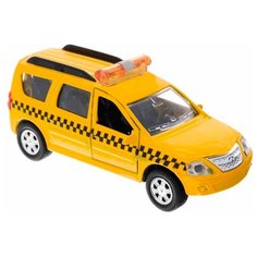 Легковой автомобиль ТЕХНОПАРК Lada Largus Такси (SB-16-47-T-WB) 12 см желтый