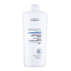 LOreal Professionnel шампунь Serioxyl Natural очищающий и уплотняющий для натуральных волос, склонных к истончению 1000 мл