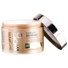 Blondme Keratin Restore Бондинг-маска для волос любых оттенков блонд, 200 мл