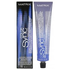 Matrix Color Sync краска для волос без аммиака Power cools, 90 мл, 5VA светлый шатен перламутрово-пепельный