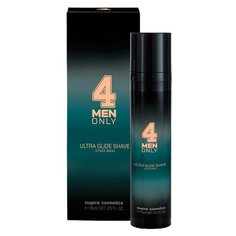 Ультрамягкий гель-крем для умывания и бритья 4 Men Only Inspira Cosmetics, 75 мл