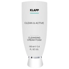 Klapp очищающая крем-пенка для лица Clean & Active, 100 мл