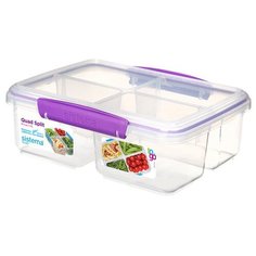 Sistema Контейнер для продуктов To Go Quad Split 21740 violet