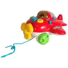 Каталка-игрушка VTech Самолет Тяни и Взлетай (80-508826) красный