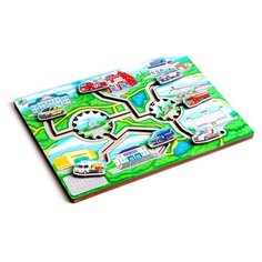 Головоломка Мастер игрушек Лабиринт. Специальный транспорт (IG0336) многоцветный