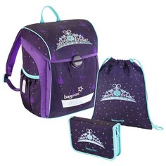 Step By Step Ранец BaggyMax Trikky Crown 3 предмета (139041), фиолетовый