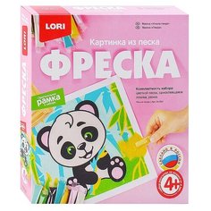 LORI Картина из песка Фреска Мишка панда (Кп-062)