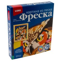LORI Картина из песка Фреска Мудрая сова (Кп-066)