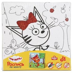 MultiArt картина по контурам Три кота. Карамелька 15x15 см (26718-TC)