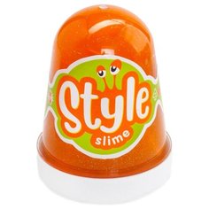 Лизун LORI Style Slime блестящий с ароматом апельсина оранжевый