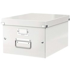 Leitz Короб архивный Click & store WOW M А4, ламинированный картон белый