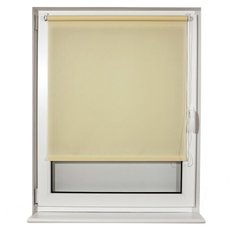 Рулонная штора Brabix Лён кремовый S-21, 100х175 см
