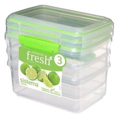 Sistema Набор контейнеров Fresh 921613/951613 lime green