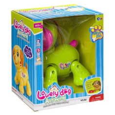 Развивающая игрушка Shenzhen Jingyitian Trade Веселый пес зеленый