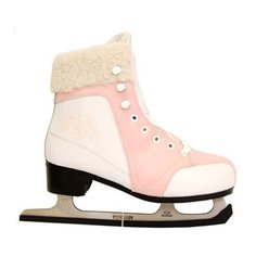 Женские фигурные коньки Penguin 215J белый/розовый р. 40
