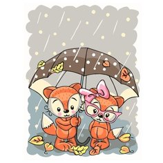 ФРЕЯ Картина по номерам "Гулять с тобой" 30х40 см (PKZ-2 №05)