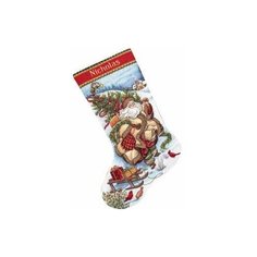Dimensions Набор для вышивания Сапожок Путешествие Санты (08752)