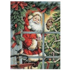 Dimensions Набор для вышивания Санта и леденец 41 x 30 см (08734)