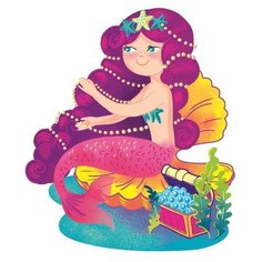 Рыжий кот Картина по номерам "Красивая русалка" 30х40 см (Х-3719)