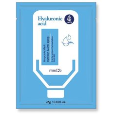 Med B Тканевая маска с гиалуроновой кислотой Hyaluronic Acid Ampoule Mask, 23 г