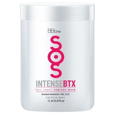 BB One SOS INTENSE BTX Hair Repair Экспресс-маска для волос, 1000 мл