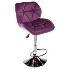 Стул Woodville Trio, металл/искусственная кожа, цвет: фиолетовый