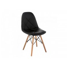 Стул Woodville Eames (PC-147), металл/искусственная кожа, цвет: черный
