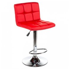 Стул Woodville Paskal, металл/искусственная кожа, цвет: красный