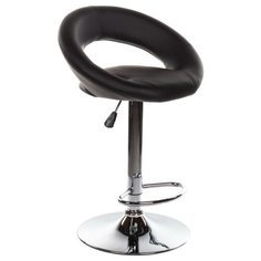 Стул Woodville Oazis, металл/искусственная кожа, цвет: черный