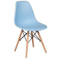 Стул Woodville Eames (PC-015), пластик, цвет: голубой