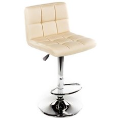 Стул Woodville Paskal, металл/искусственная кожа, цвет: бежевый