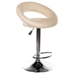 Стул Woodville Oazis, металл/искусственная кожа, цвет: бежевый