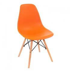 Стул Woodville Eames (PC-015), пластик, цвет: оранжевый
