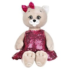 Мягкая игрушка Maxitoys Мышель в красном платье с пайетками и бантиком 25 см