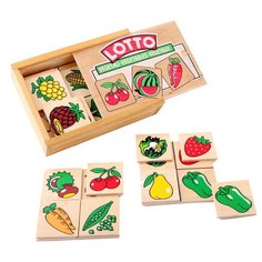 Настольная игра ЛЭМ Лото Овощи, фрукты, ягоды
