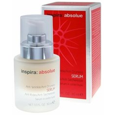 Inspira Cosmetics absolue Anti Wrinkle/Anti Dryness Serum Разглаживающая морщины и устраняющая сухость сыворотка для лица, шеи и области декольте, 30 мл