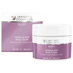 Крем для тела Janssen Cosmetics Vitaforce ACE насыщенный с витаминами A, C, E, банка, 200 мл