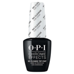 OPI верхнее покрытие Chrome Effects No-Cleanse Top Coat 15 мл прозрачный