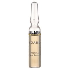 Klapp A Classic Vitamin A + Retinol Ampoules Концентрат ампульный Витамин А + Ретинол для лица, 2 мл (6 шт.)