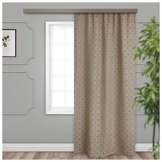 Портьеры Witerra Калейдоскоп SX170903C на ленте 260 см светло-бежевый