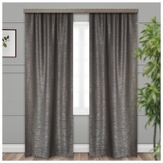 Портьеры Witerra Стенли CN68561 на ленте 275 см шоколад