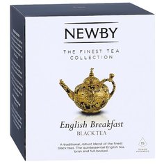 Чай черный Newby English breakfast в пирамидках, 37.5 г, 15 шт.