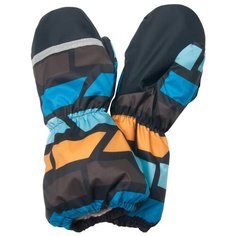 Варежки KERRY размер 3, оранжевый/синий