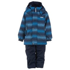 Комплект с полукомбинезоном KERRY Ronit K20720 D (01099, 04230, 06580) размер 104, голубой/синий