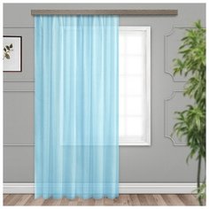 Тюль Witerra вуаль на ленте 500х260 см голубой