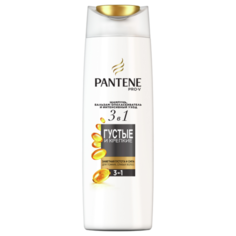 Pantene шампунь, бальзам-ополаскиватель и интенсивный уход 3в1 Густые и крепкие 360 мл