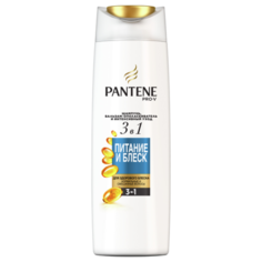Pantene шампунь, бальзам и интенсивный уход 3в1 Питание и блеск 360 мл