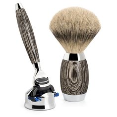 Набор MUHLE Edition №3 подставка, помазок, бритвенный станок (Fusion)